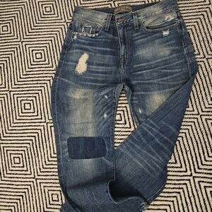 Royal Sur Denim - Women's Distressed Blue Jeans- W SIZE 29